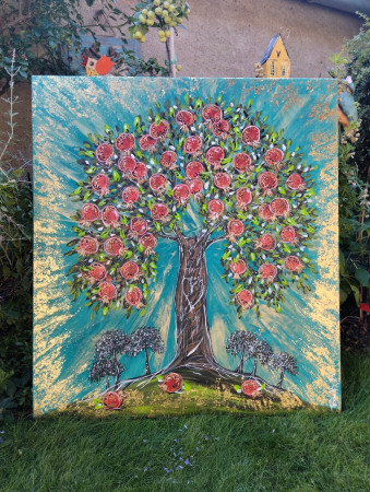 Strom božskej lásky 90x100cm