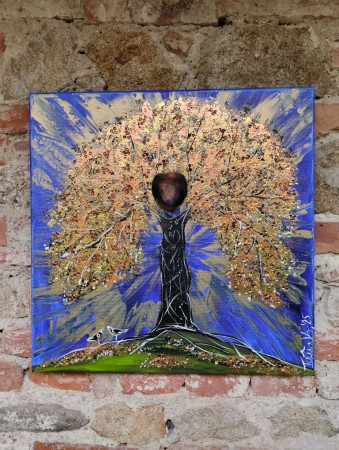 Strom magickej ochrany a lásk 60x60cm