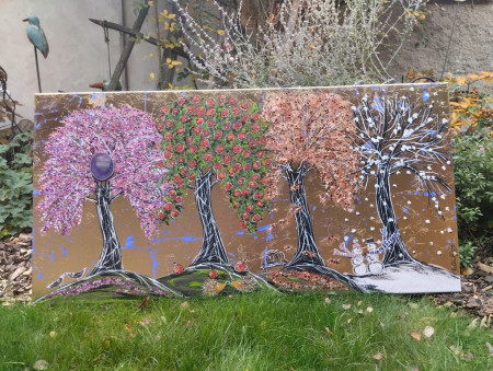 Štyri ročné obdobia 140x70cm