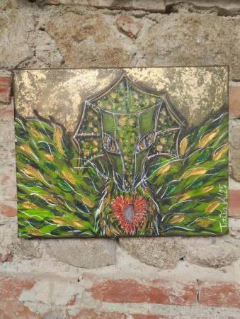 Sila dračej lásky-ochranca 50x40cm