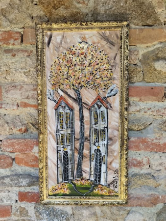 V spoločnom šťastí 40,5x82,5cm