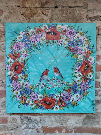 Vienok šťastia a čistej lásky 80x80cm